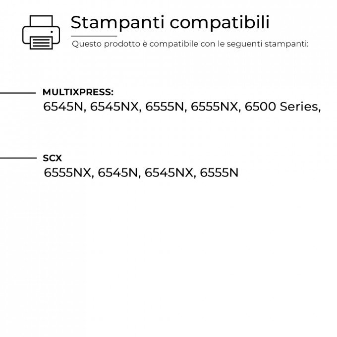 Tamburo Samsung SCX-R6555A Nero Compatibile