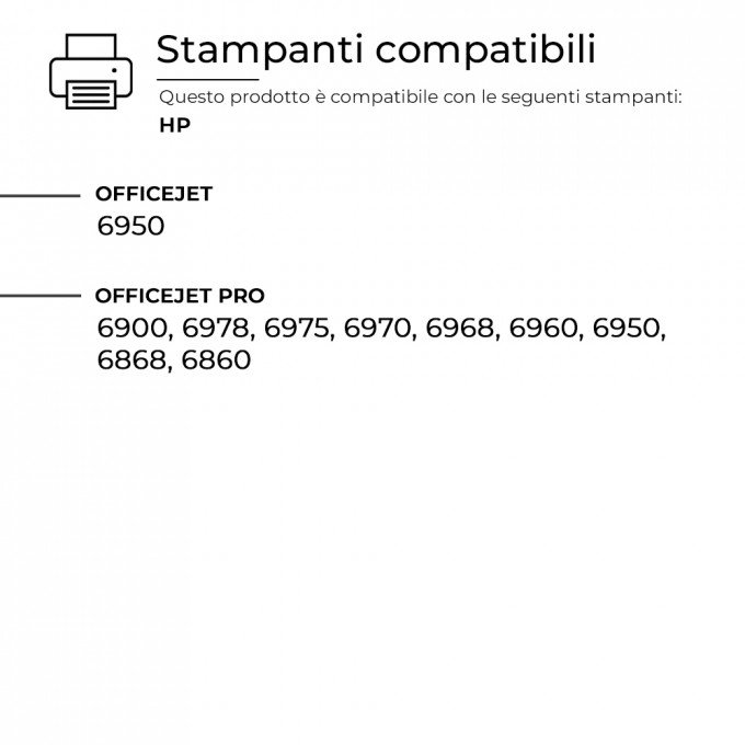 Cartuccia  HP 903XL-C T6M03AE Ciano Compatibile