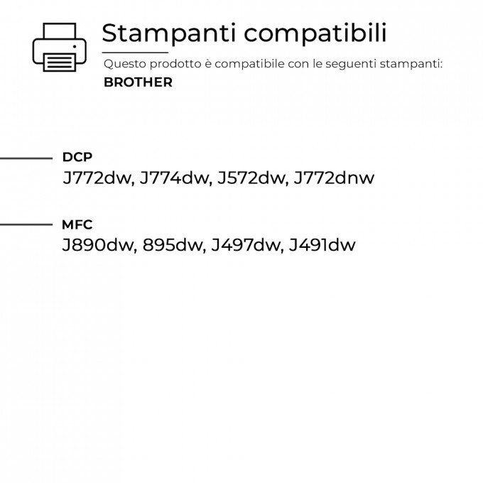 Cartuccia Brother LC3213M Magenta Compatibile