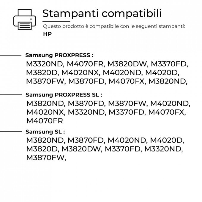 2 Toner Samsung MLT-D203L SU897A Nero Compatibili