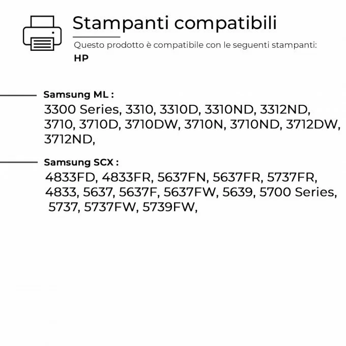 2 Toner Samsung MLT-D205L SU963A Nero Compatibili