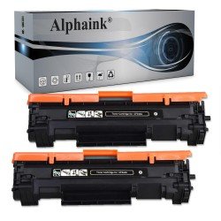 2 Toner HP CF244A 44A Nero Compatibili