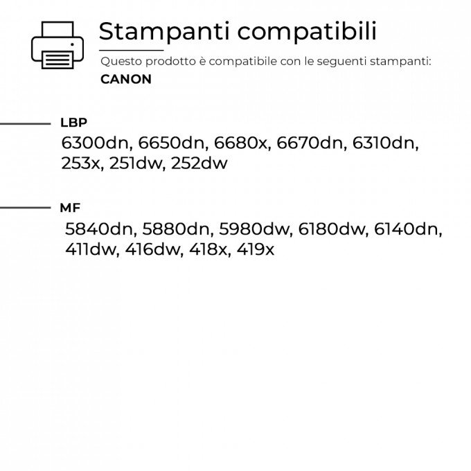 2 Toner Canon CRG719 3479B002 Nero Compatibili