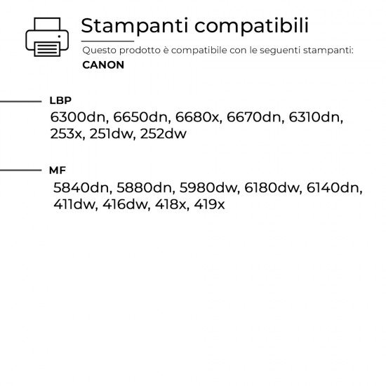 3 Toner Canon CRG719 3479B002 Nero Compatibili
