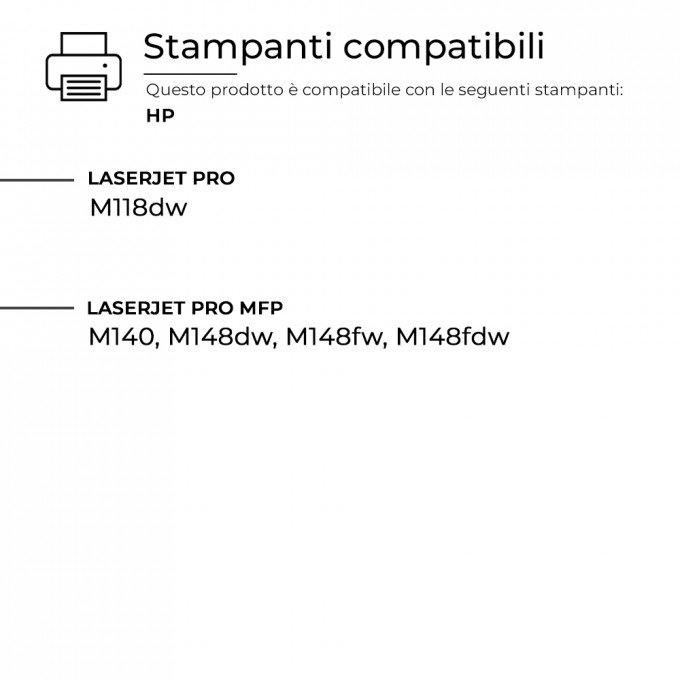 2 Toner HP CF294A 94A Nero Compatibile