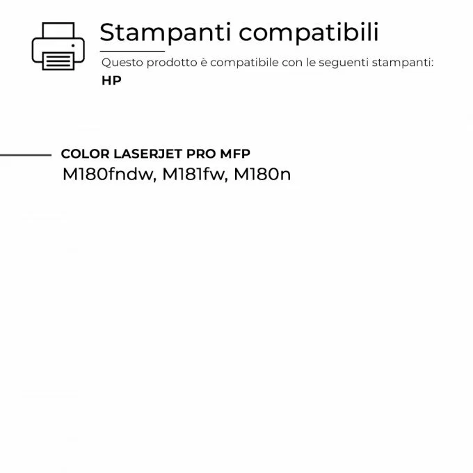 Toner Hp CF532X 205X Giallo Compatibile