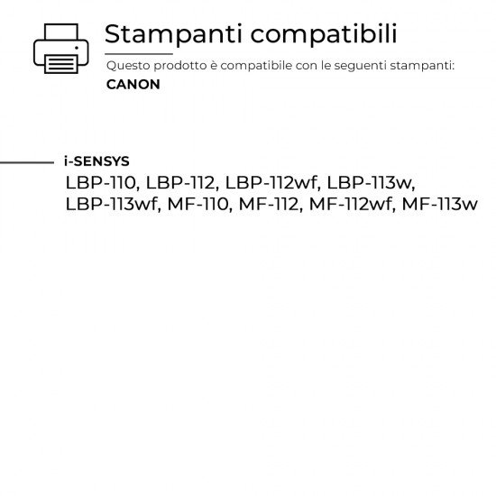Toner Canon CRG-047 2164C002 Nero Compatibile