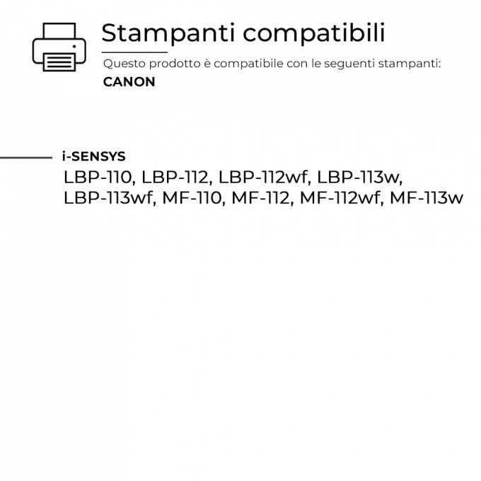 Toner Canon CRG-047 2164C002 Nero Compatibile