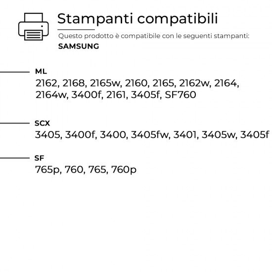 2 Toner Samsung MLT-D101 SU696A Nero Compatibili