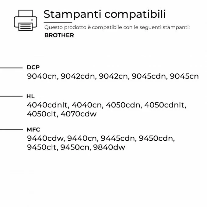 Toner Brother TN-135M Magenta Compatibile
