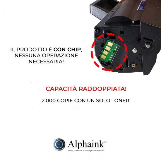 3 Toner HP W1106X 106X CON CHIP Nero Compatibile
