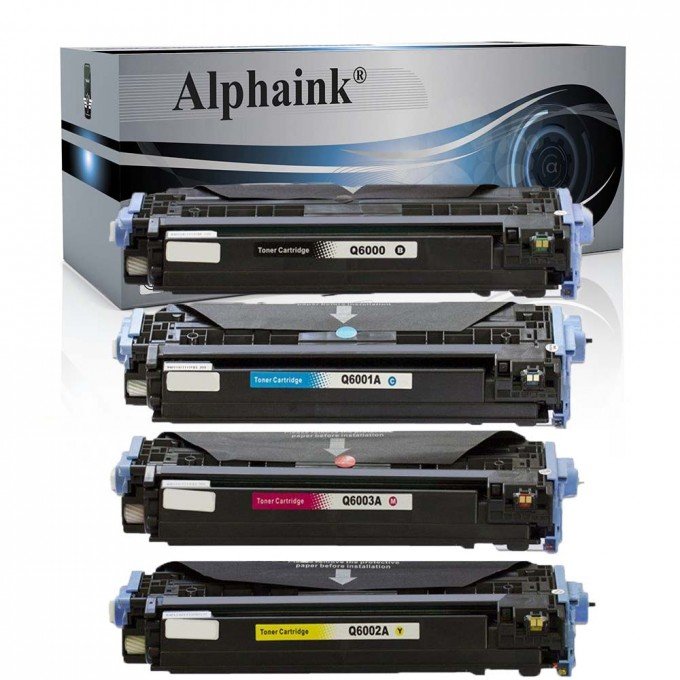  4 Toner HP Q6000A-01A-02A-03A Nero + Colore Compatibili