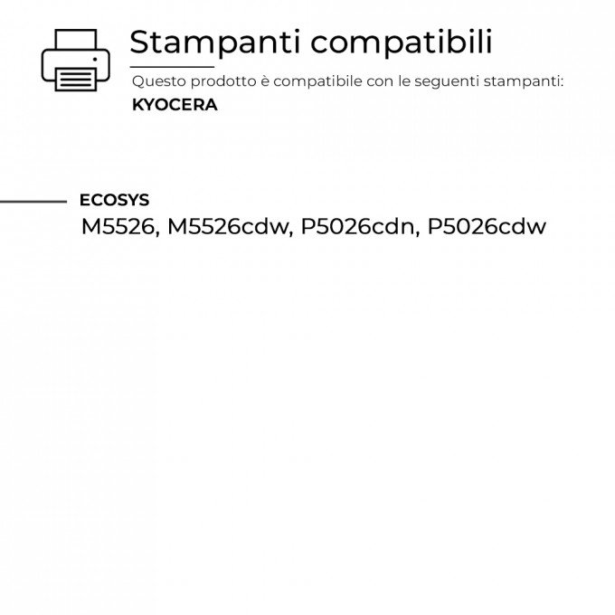 4 Toner Kyocera TK-5240 Nero + Colore Compatibile