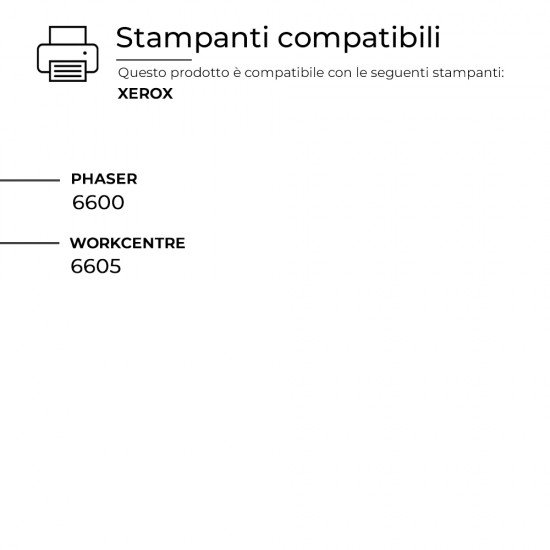 Toner Xerox X6600-Y 106R02231 Giallo Compatibile