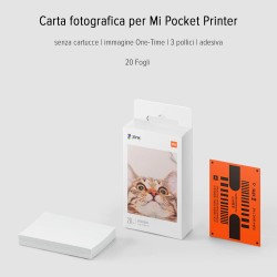 Xiaomi Mi Stampante Fotografica portatile + 5 FOGLI FOTOGRAFICI ZINK INCLUSI